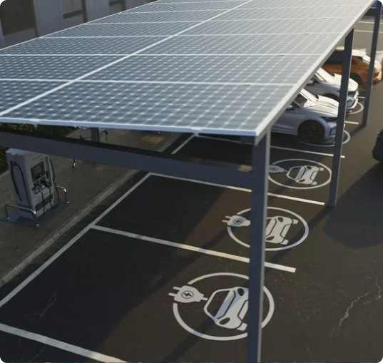 HVHZ-rated solar racking on a Miami-Dade commercial building