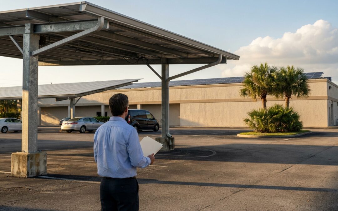 Commercial Solar Carport Cost Florida Owners Can Defend: Price, Incentives, Payback, and ROI