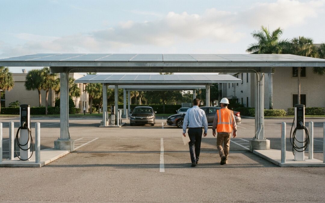 Solar Carport EV Charging: What Florida Owners Should Size Before the Canopy Goes Up